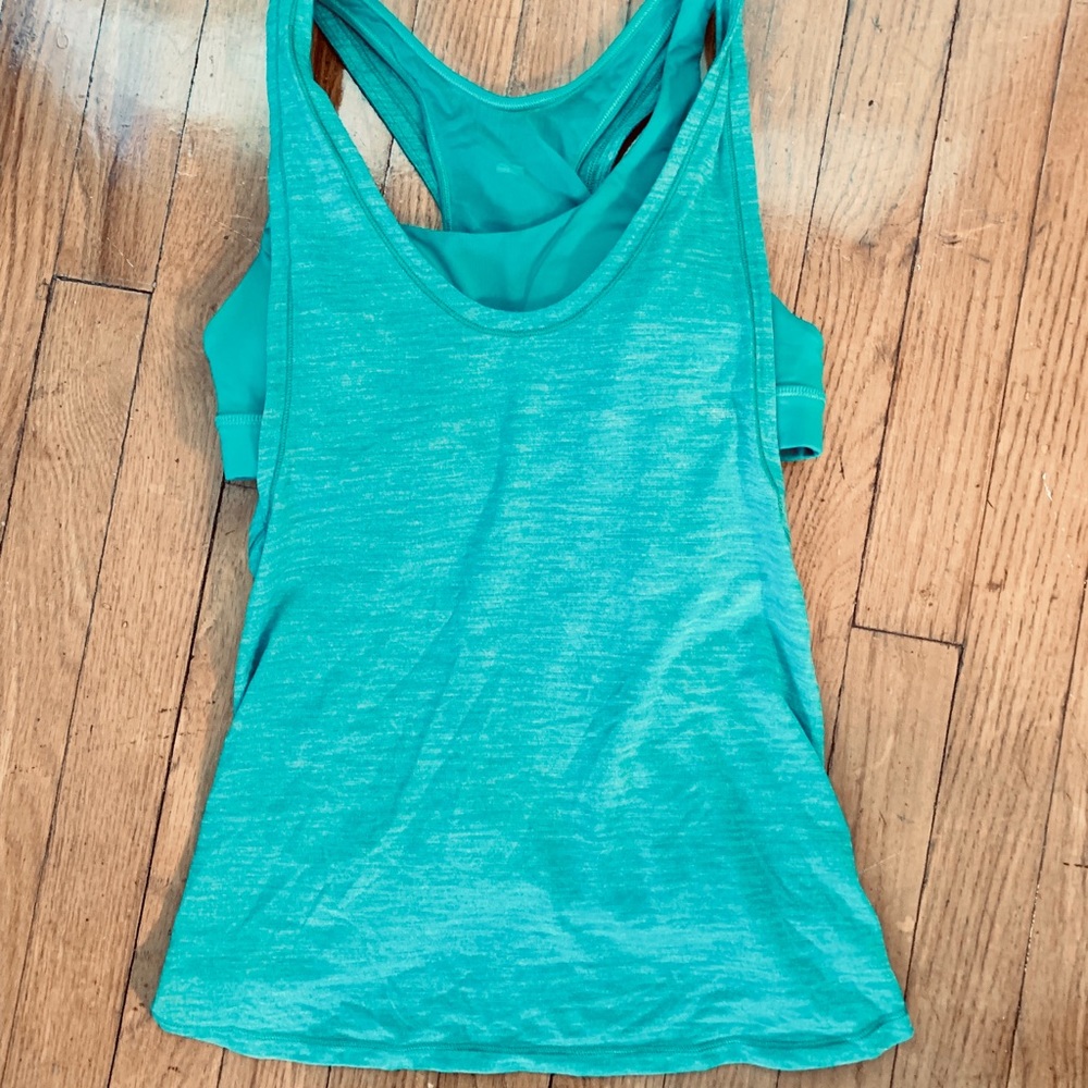 Lululemon tank with built in sports bra - Picture 2 of 4